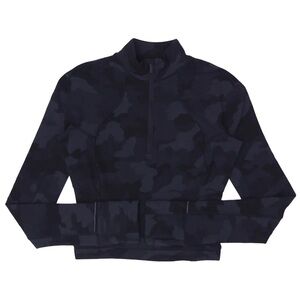 Lululemon Quarter Zip Camo Align Top